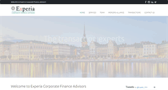 Desktop Screenshot of experia.se
