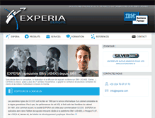 Tablet Screenshot of experia.com